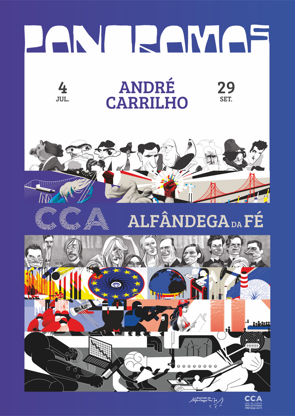 cartaz panoramas de André Carrilho